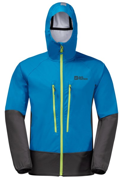 Collecties Jack Wolfskin Alpspitze Hoodie M Blauw Pacific