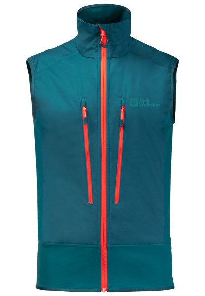 Alpspitze Vest M Jack Wolfskin Onthoud Blauw Koraal