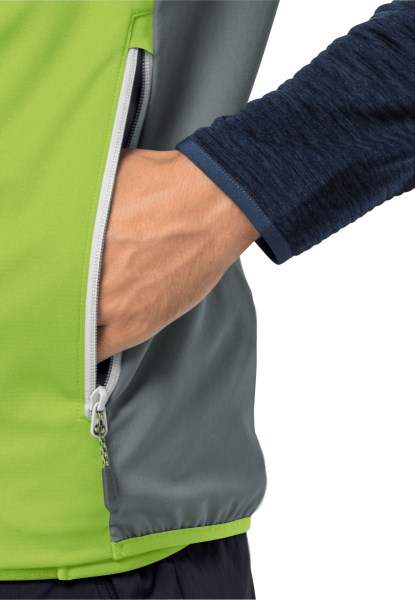 Vest Met Hoogste Piek M New Spring Lime Jack Wolfskin