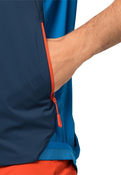 Jack Wolfskin Blauw Pacific Fashion Tourer Softshell Vest M