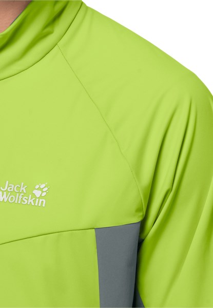 Spring Lime Tourer Softshell Jack M Jack Wolfskin Nieuw