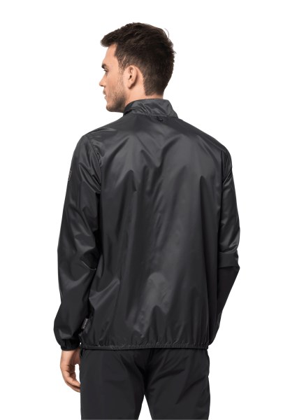 Origin Jack Wolfskin Zwart Pack & Go Windshell M