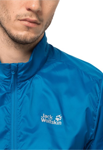 Origins Jack Wolfskin Pack & Go Windshell M Blue Pacific