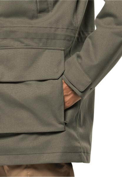 Merken Dusty Olive Felle Wind Parka M Jack Wolfskin