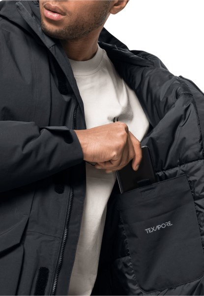 Alex 2l Ins Parka M Jack Wolfskin Phantom Origineel