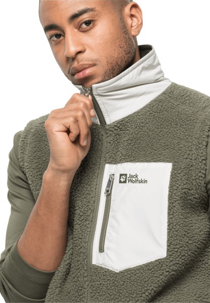 Jack Wolfskin Dusty Olive Kingsway Vest M Origin