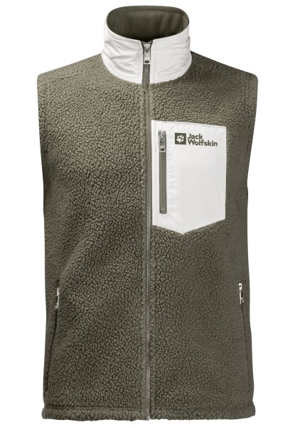 Jack Wolfskin Dusty Olive Kingsway Vest M Origin