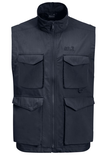 Jack Wolfskin Lakeside Trip Vest M Origineel Nachtblauw