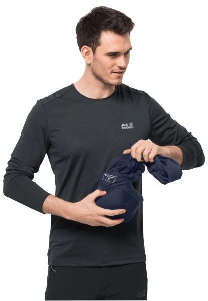 Pack & Go Fz M Jack Wolfskin Nachtblauw Best