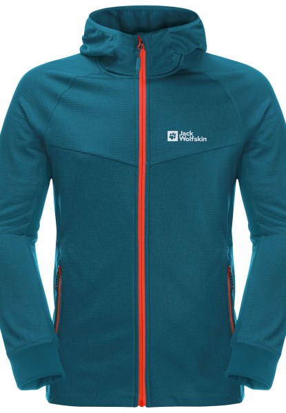 Jack Wolfskin Blauw Koraal Hydro Grid Capuchon Fz M Merk