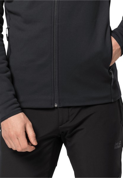 Zwarte Origins Baiselberg Fz M Jack Wolfskin Met Capuchon