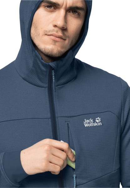 Jack Wolfskin Hydro Grid Fleece M Donderblauw Origin