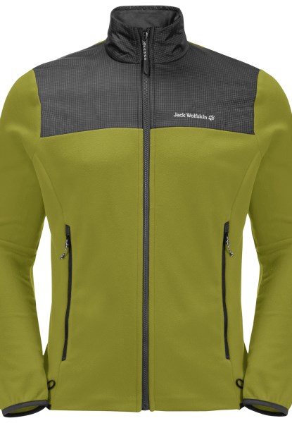 Dna Block Fleece M New Jack Wolfskin Golden Cipres