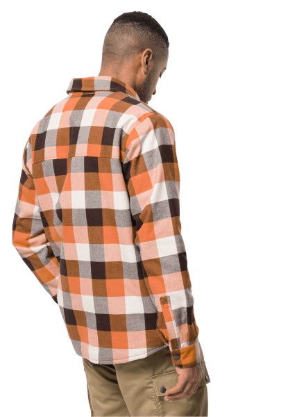 Collecties Felsenweg Ins Shirt M Jack Wolfskin Oranje Herfstruiten