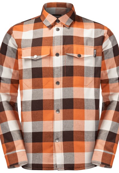 Collecties Felsenweg Ins Shirt M Jack Wolfskin Oranje Herfstruiten