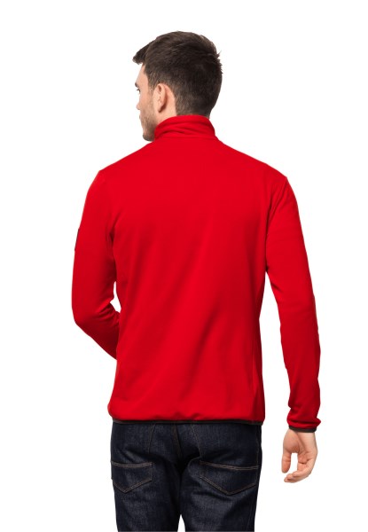 Dna Fleece M Jack Wolfskin Best Adrenaline Rood