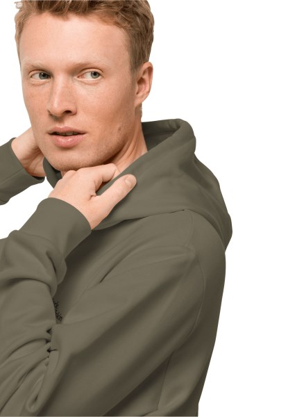 Brand Essential Hoody M Stoffige Olijf Jack Wolfskin