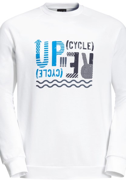 Jack Wolfskin Original Ocean Ronde Hals M White Rush
