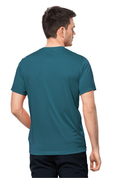 Fashion Blauw Koraal Wandelen S/s Graphic T M Jack Wolfskin