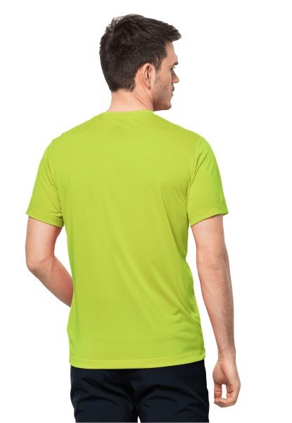 Lime Jack Wolfskin Hiking S/s Graphic T M Merk