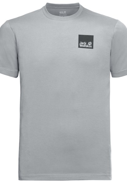 Jack Wolfskin Origin Zilvergrijs Regenboogpoot T M