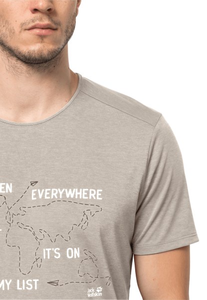 Collecties Pack & Go Travel T M Stoffige Grijze Jack Wolfskin