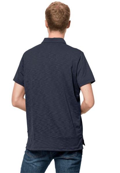Reispolo Heren Jack Wolfskin Hot Night Blue