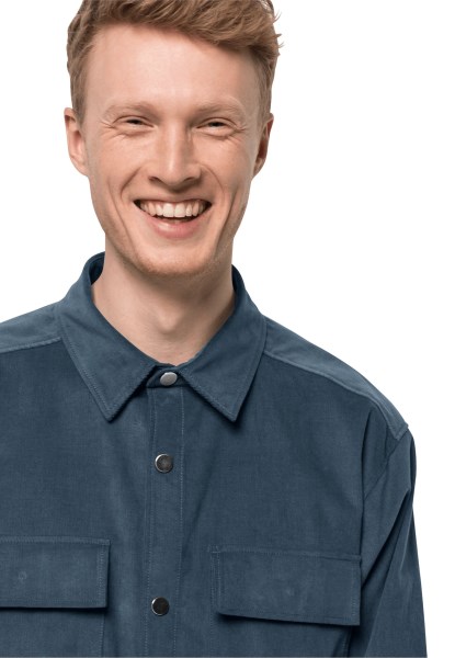 Leiblauw Naturel Overhemd M Jack Wolfskin Origineel
