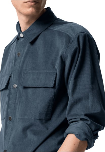 Leiblauw Naturel Overhemd M Jack Wolfskin Origineel