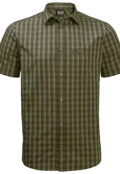 Jack Wolfskin Hot Springs Overhemd M Greenwood Checks Origin