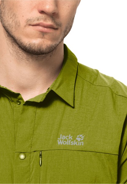Fashion Pack & Go Shirt M Jack Wolfskin Golden Cipres
