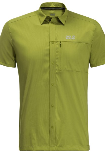 Fashion Pack & Go Shirt M Jack Wolfskin Golden Cipres
