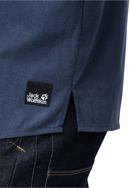 Collectie Nature Zomerhemd M Donker Indigo Jack Wolfskin