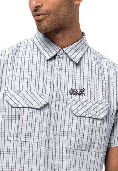 Jack Wolfskin White Rush Checks Collectie Thompson Overhemd Heren