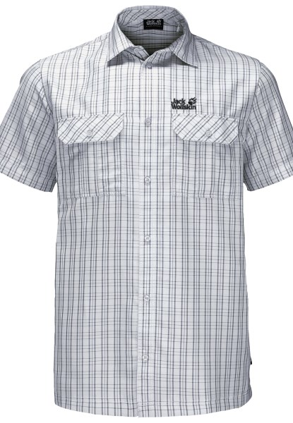 Jack Wolfskin White Rush Checks Collectie Thompson Overhemd Heren