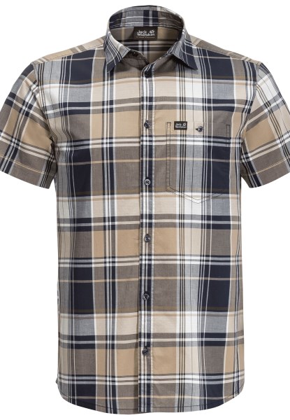 Merken Sand Dun Checks Jack Wolfskin Little Lake Overhemd M