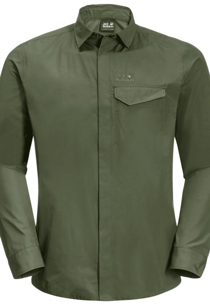 Oprolbaar Overhemd Aan Het Meer M Greenwood Fashion Jack Wolfskin
