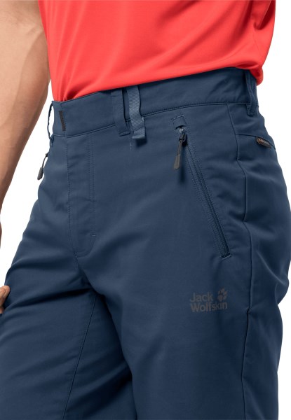 Active Track Shorts Heren Merken Donderblauw Jack Wolfskin