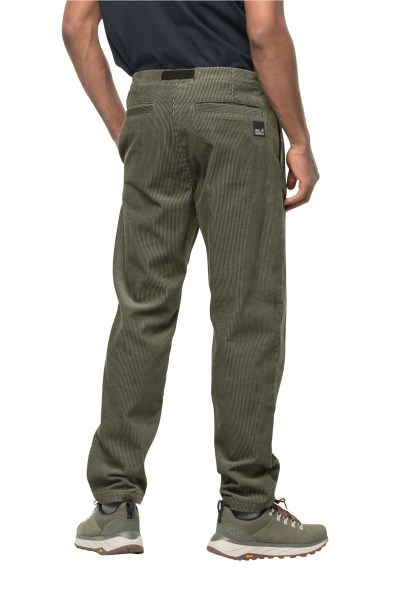 Nature Corduroy Broek M Stoffige Olijf Hot Jack Wolfskin