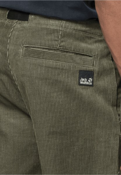 Nature Corduroy Broek M Stoffige Olijf Hot Jack Wolfskin