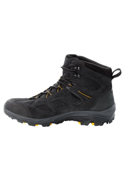 Hot Jack Wolfskin Vojo 3 Texapore Mid M Zwart-potig Geel Xt