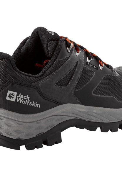 Zwart-oranje Origine Jack Wolfskin Rebellie Gids Texapore Low M