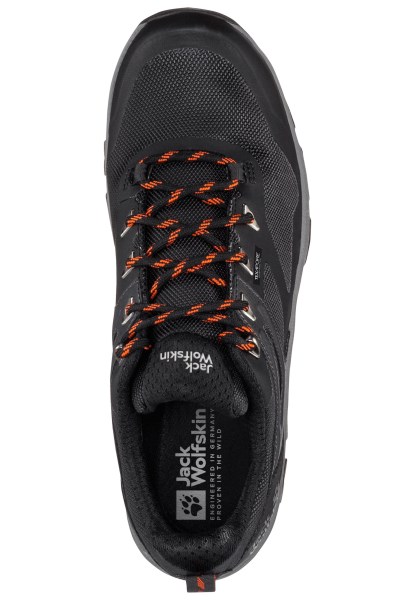 Zwart-oranje Origine Jack Wolfskin Rebellie Gids Texapore Low M