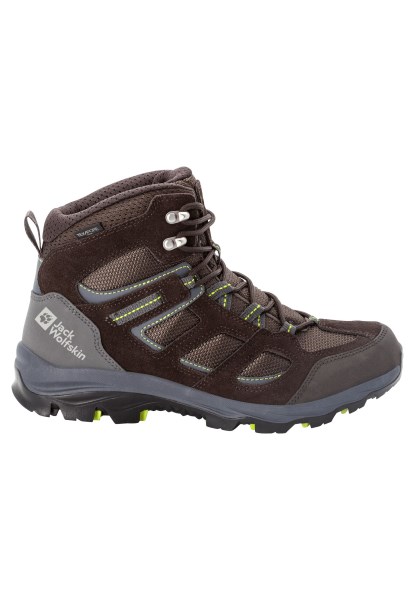 New Jack Wolfskin Vojo 3 Texapore Mid M Donkerbruin-limoen