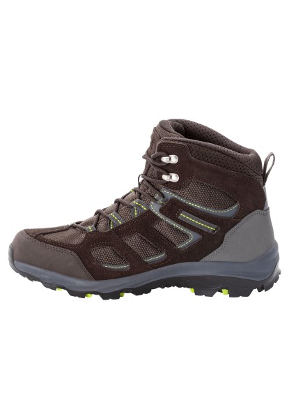 New Jack Wolfskin Vojo 3 Texapore Mid M Donkerbruin-limoen