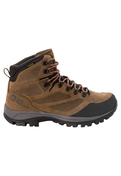 Rebellion Texapore Mid M Bruin-rood Merk Jack Wolfskin