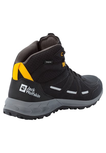 Forest 2 Texapore Mid M Originele Zwart-potige Gele Xt Jack Wolfskin
