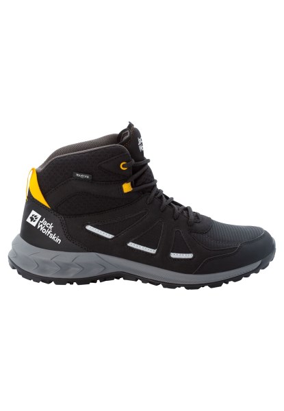 Forest 2 Texapore Mid M Originele Zwart-potige Gele Xt Jack Wolfskin