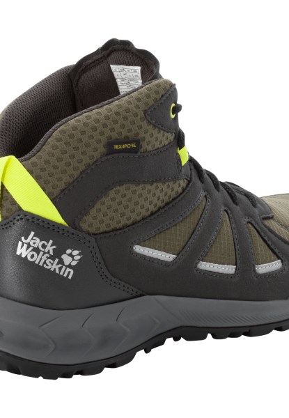 Jack Wolfskin Woodland 2 Texapore Mid M Kaki-groene Collectie