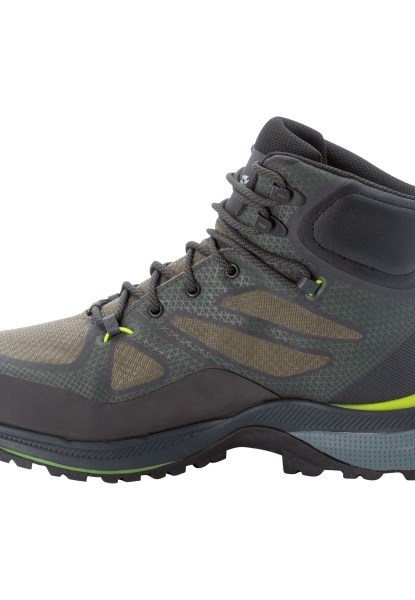 Force Striker Texapore Mid M Beste Limoen-donkergroene Jack Wolfskin